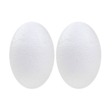 Набор пенопластовых яиц, 22 см, 2 шт