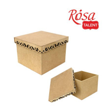 Коробка с фигурной крышкой 2, МДФ, 15х15х13 см, ROSA TALENT