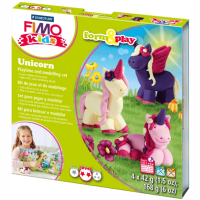 Набор пластики Fimo kids, Unicorn , 4 цв. х 42 г, Fimo