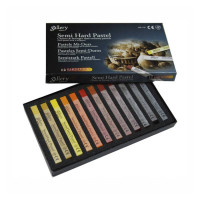 Пастель суха, проф., напівтв., 12 кол., квадр, MPL-12, MUNGYO