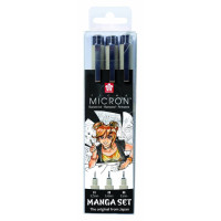 Набір лінерів PIGMA MICRON MANGA 3шт., Sakura