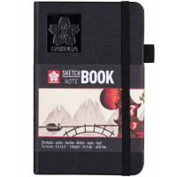 Блокнот Sakura Sketch, 140 г м2, 9х14 см, 80 л, кремово-белый, Sakura