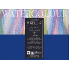 Склейка-блок для акварели Watercolor A3 (30х40 см), 300 г м2, 20л, среднее зерно, Fabriano