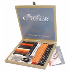 Универсальный набор карандашей для рисунка и скетчинга Passion Box, 25 шт, Cretacolor