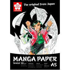 Альбом для рисунку MANGA, A5, 250 г/м2, 20л, Sakura