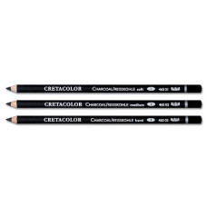 Набор карандашей для рисунка, 3 шт, Угольный мягкий, Cretacolor