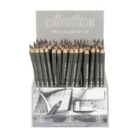 Дисплей з наповненням для Стенду MegaGraphite (олівці MegaGraphite від НВ до 9В), 72шт., Cretacolor