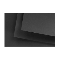 Папір mixed media Black Black B2 (50*70 см), 280 г/м2, чорний, гладкий, Fabriano