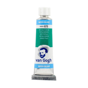 Краска акварельная Van Gogh 675 Зеленый ФЦ 10 мл, Royal Talens