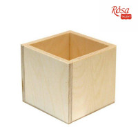 Стакан деревянный, 11х11х10 см, ROSA TALENT
