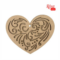 Заготовка Сердца 2, ДВП, 10х8 см, 2 шт, ROSA TALENT