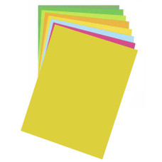 Бумага для дизайна Fotokarton B2 (50х70cм), Лимонный, 300 г м2 , Folia