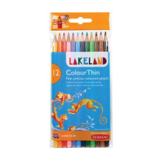 Набор цветных карандашей Lakeland Colourthin Wallet в блист, 12цв, Derwent
