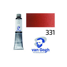 Краска масляная Van Gogh, (331) Мареновый красный темный, 200 мл, Royal Talens