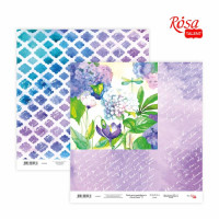 Бумага для скрапбукинга Floral Poem 17, двусторонняя, 30,48х30,48 см, 200 г м2, ROSA TALENT