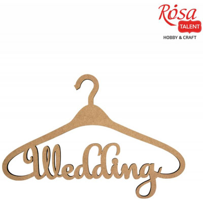 Заготовка вешалка Wedding, МДФ, 45х30,5 см, ROSA TALENT
