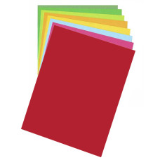 Бумага для дизайна Fotokarton B2 (50х70см) №20 Ярко-красная, 300 г м2, Folia