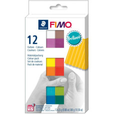 Набор пластики Brilliant Colours, 12х25гр, Fimo