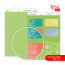 Бумага дизайнерская двусторонняя матовая Нежность цветов 3, 21х29,7 см, 200 г м2, ROSA TALENT