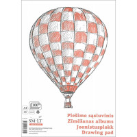 Склейка для рисунку For Creation А4, 120 г/м2, 100л, Smiltainis