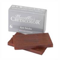 Палички Сепія суха світла 7x14 мм, 6 шт./коробка, Cretacolor