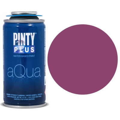 Краска-аэрозоль на водной основе Aqua, Баклажановая, 150 мл, PINTYPLUS