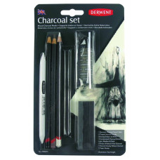 Набір вугільних олівців Charcoal, 10 предметів, Derwent