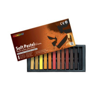 Пастель суха, проф., м'яка, ЗЕ млЯ 12кол., квадр., MP-12Е, MUNGYO