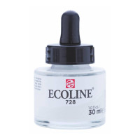 Краска акварельная жидкая Ecoline 728 Серая теплая светлая, 30 мл, Royal Talens