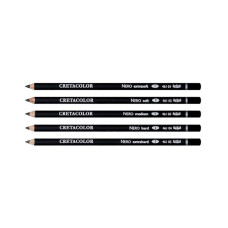 Набір олівців для рисунку, Неро дуже м’який 1, 3 шт.,Cretacolor