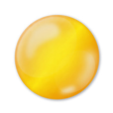 Контур Эффект 3Д жемчужин, прозрачный, Желтый, 30 мл, Pentart