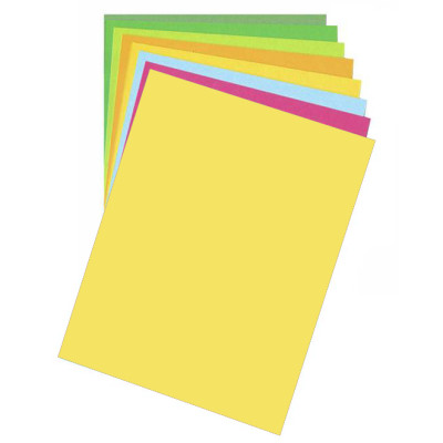 Бумага для дизайна Fotokarton B2 (50х70см) №12 Лимонно-желтая, 300 г м2, Folia
