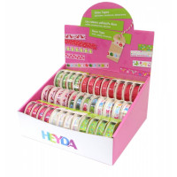 Набір дизайнерського скотча, Весна, 1,5см*10м, 9диз., 36шт. Heyda