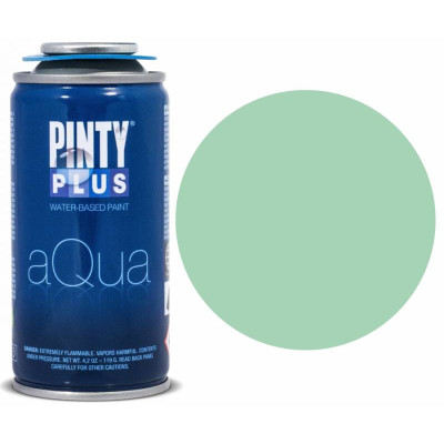 Краска аэрозоль на водной основе Aqua, Зеленое яблоко, 150 мл, PINTYPLUS