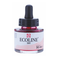 NEW Фарба акварельна рідка Ecoline (381), Пастельна червона, 30 мл, Royal Talens