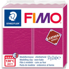 Пластика Leather-effect, Розовый, 57 гра мм, Fimo
