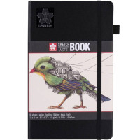 Блокнот Sakura Sketch, 140 г/м2, 13х21 см, 80 л, кремово-білий, Sakura