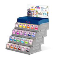Дисплей з наповненням для пластики, 288 брусків, FIMO soft 8020 VS