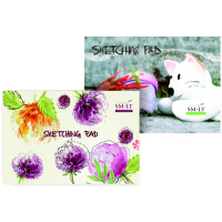 Склейка для ескизов и рисунка For Creation А4, 120 г м2, 48л, Smiltainis
