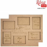 Заготовка рамка Our wedding, МДФ, 50х40 см, ROSA TALENT