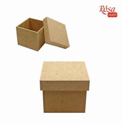 Коробка с крышкой, МДФ, 15х15х13 см, ROSA TALENT