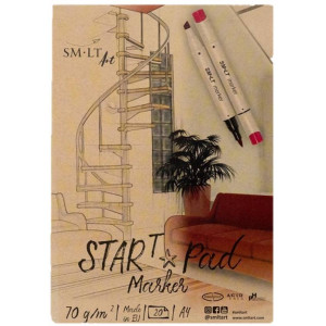 Склейка для маркерів STAR T А4, 75 г/м2, 20л, SMILTAINIS