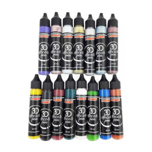 Контур Ефект 3Д перлин, Білий, 30 мл, Pentart