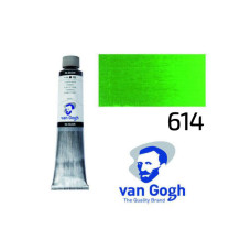 Краска масляная Van Gogh, (614) Перм, зеленый средний, 200 мл, Royal Talens