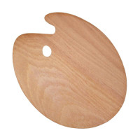 Палитра деревянная, овальная, 40х50 см, (толщина 3 мм,), D,K,ART CRAFT