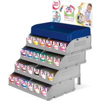 Дисплей з наповненням для пластики, 384 брусків, Fimo kids 8030