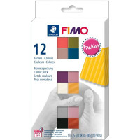 Набор пластики Fashion Colours, 12х25гр, Fimo