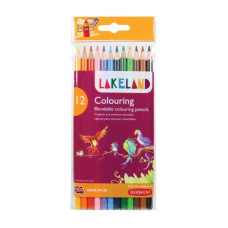 Набор цветных карандашей Lakeland Colouring Wallet в блист, 12цв, Derwent