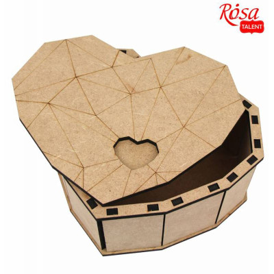 Подарочная коробка Сердце, МДФ, 26х21х9 см, ROSA TALENT
