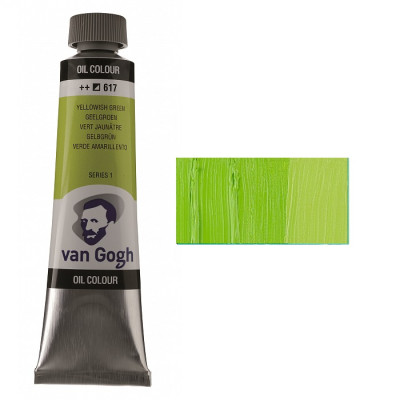 Краска масляная Van Gogh, (617) Желтовато-зеленый, 40 мл, Royal Talens